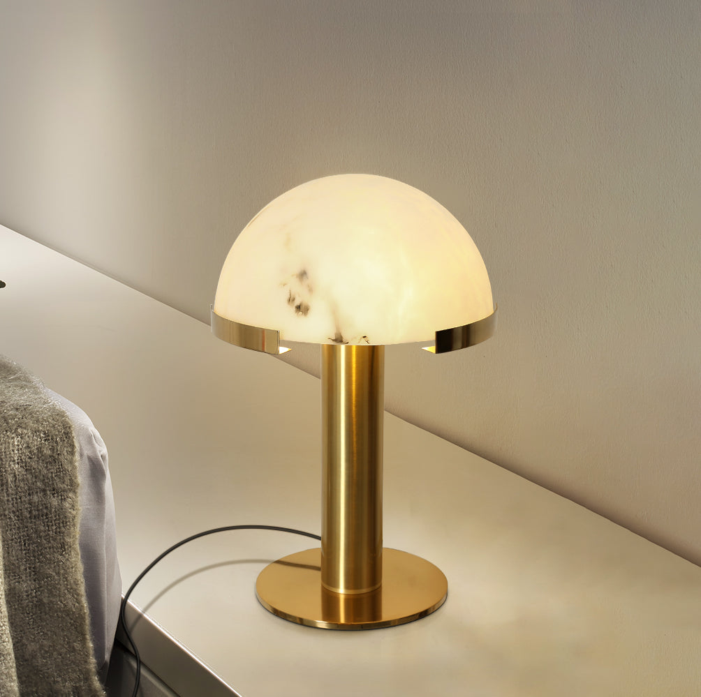 Elegance Alabaster Portable Lamp Table Lamp