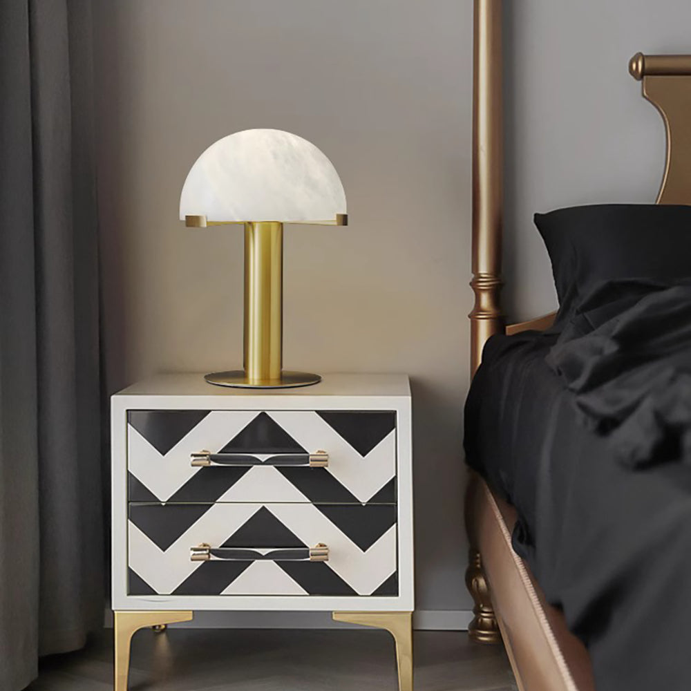 Elegance Alabaster Portable Lamp Table Lamp