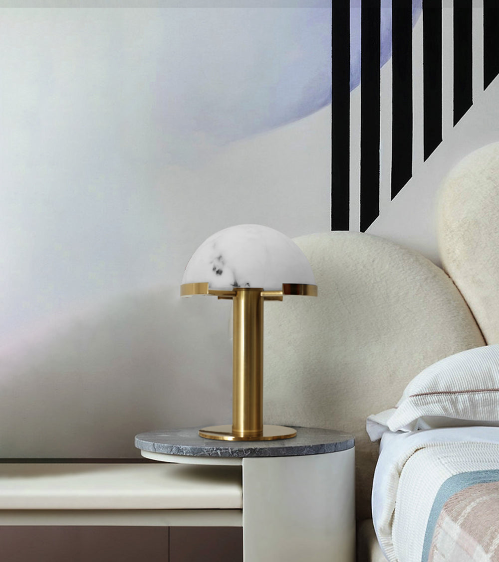 Elegance Alabaster Portable Lamp Table Lamp