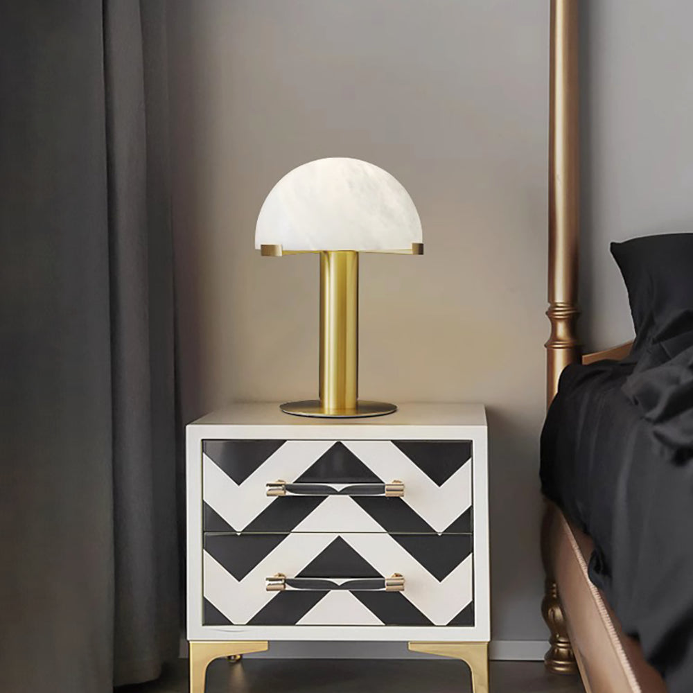 Elegance Alabaster Portable Lamp Table Lamp