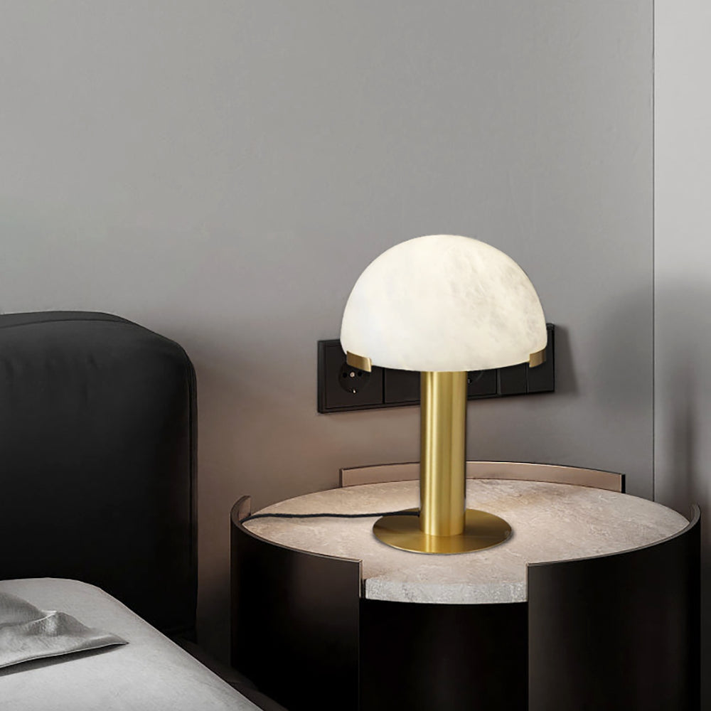 Elegance Alabaster Portable Lamp Table Lamp