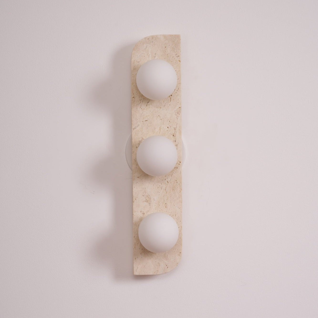 Elysian Travertine Plug-In Wall Light, Plug-In Wall Sconce, detail 43
