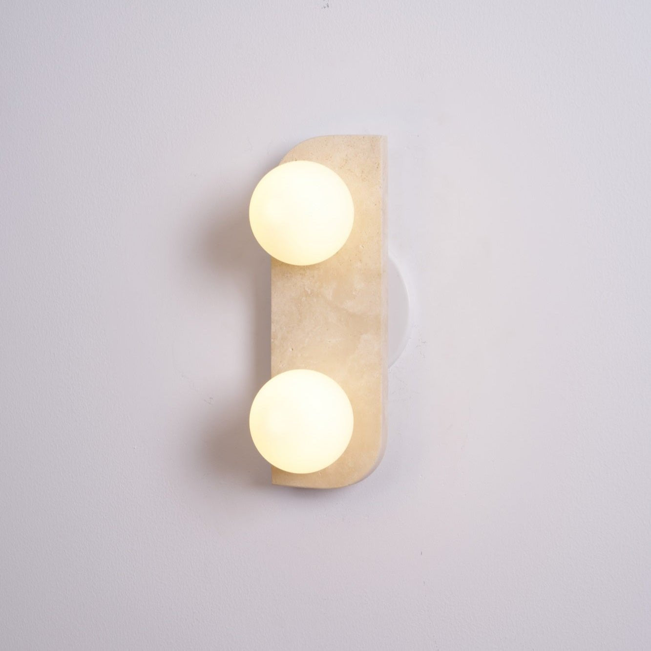 Elysian Travertine Plug-In Wall Light, Plug-In Wall Sconce, detail 33