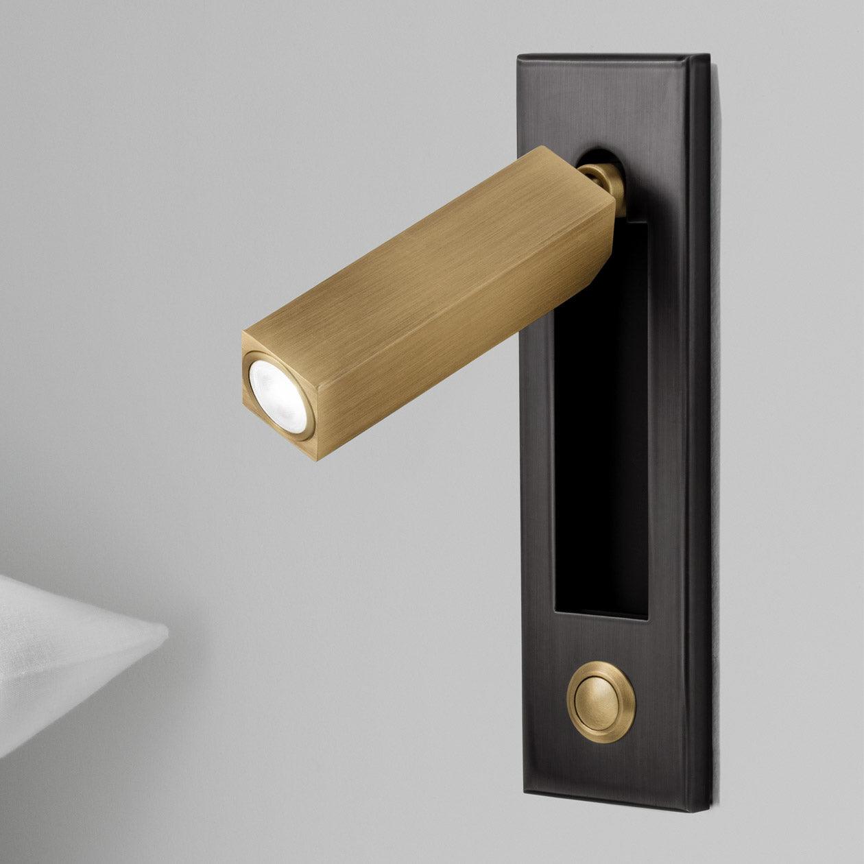 Embedded Bedside Wall Light, Hardwired Wall Sconce, detail 9