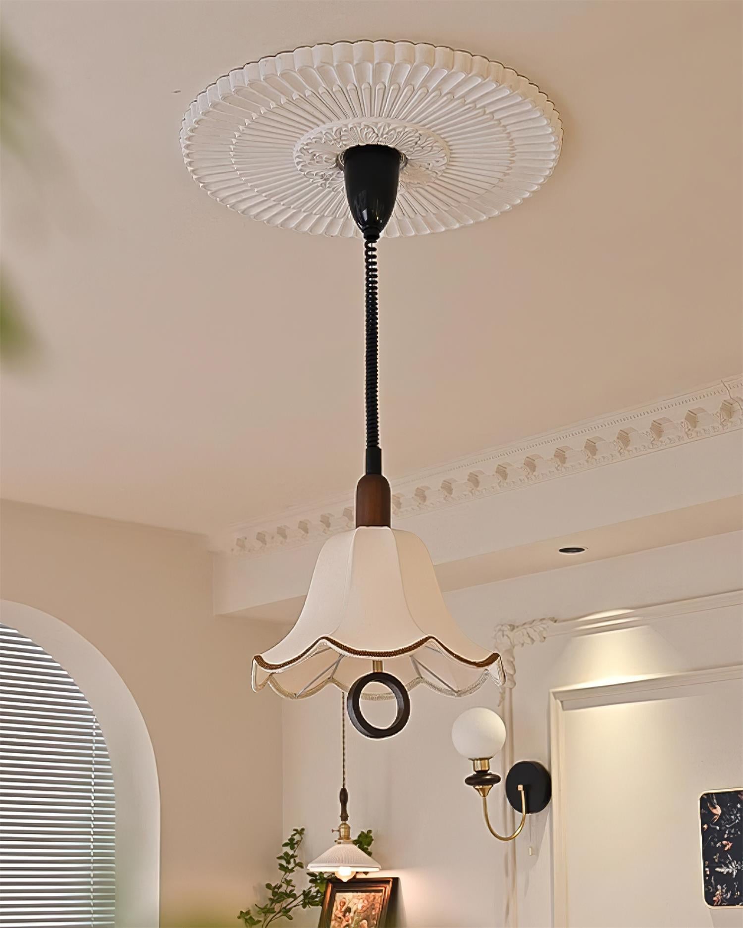 Eryn Fabric Pendant Light detail view 23