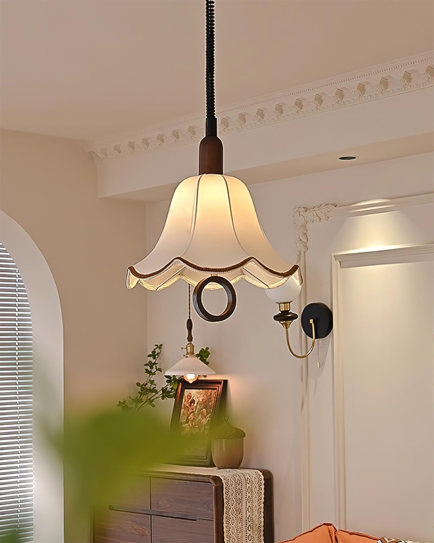 Eryn Fabric Pendant Light detail view 29