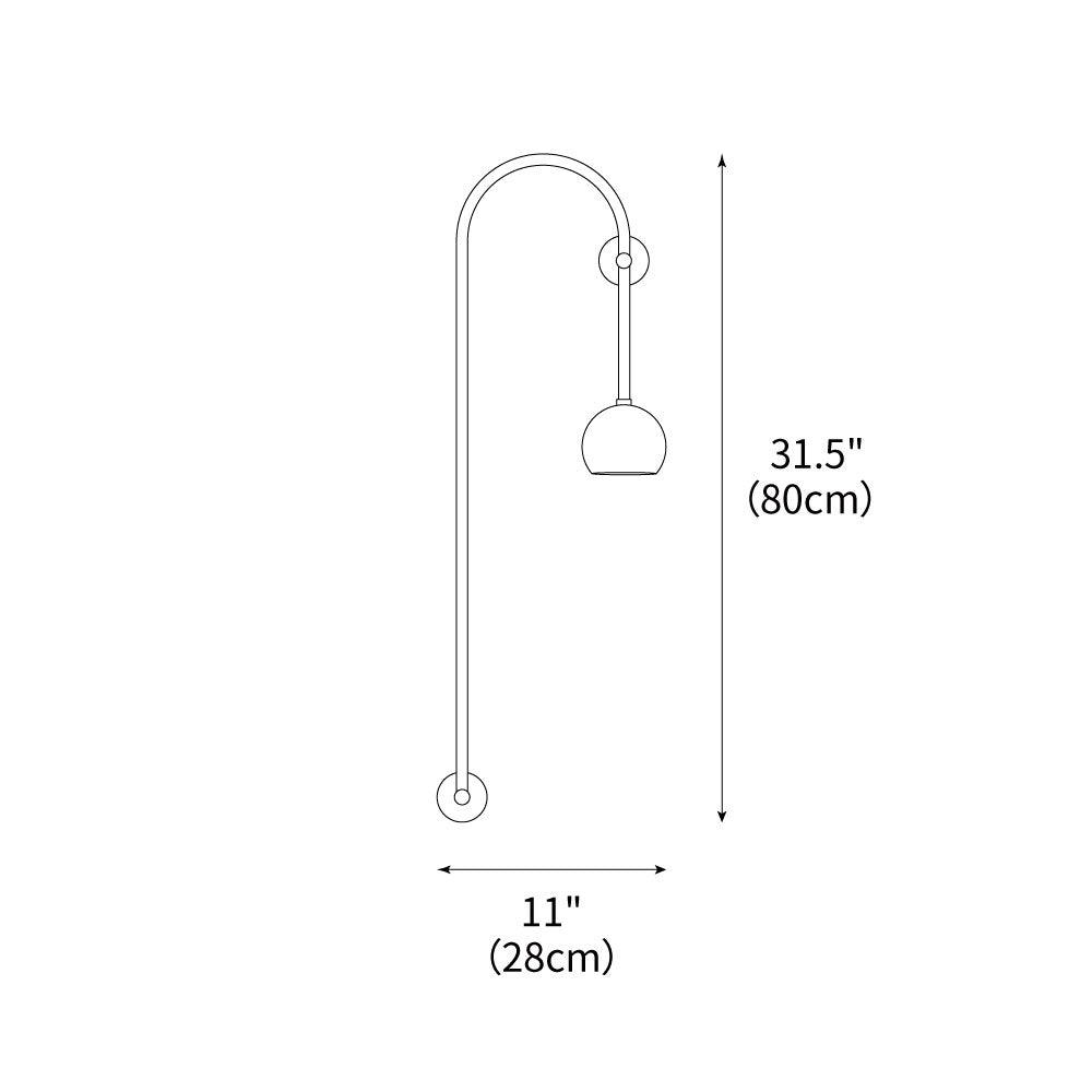 Evelyn Arc Wall Light 11