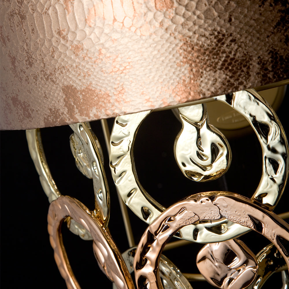 Luxury Copper Print Wall Sconce