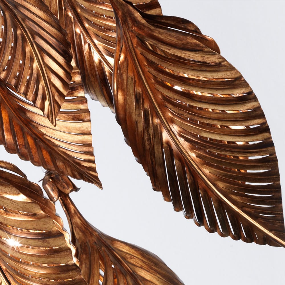 Exclusive Italian Palm Leaf Designer Ceiling Chandelier
