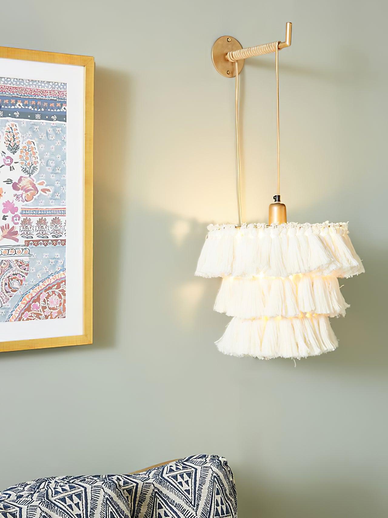 Fela Tassel Wall Sconce