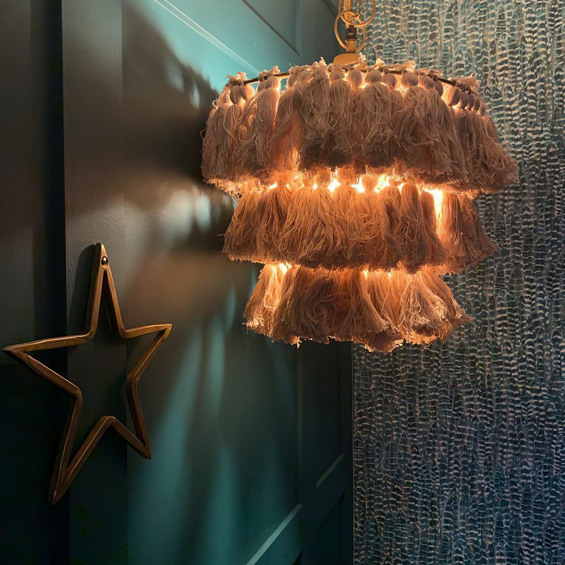 Fela Tassel Wall Sconce