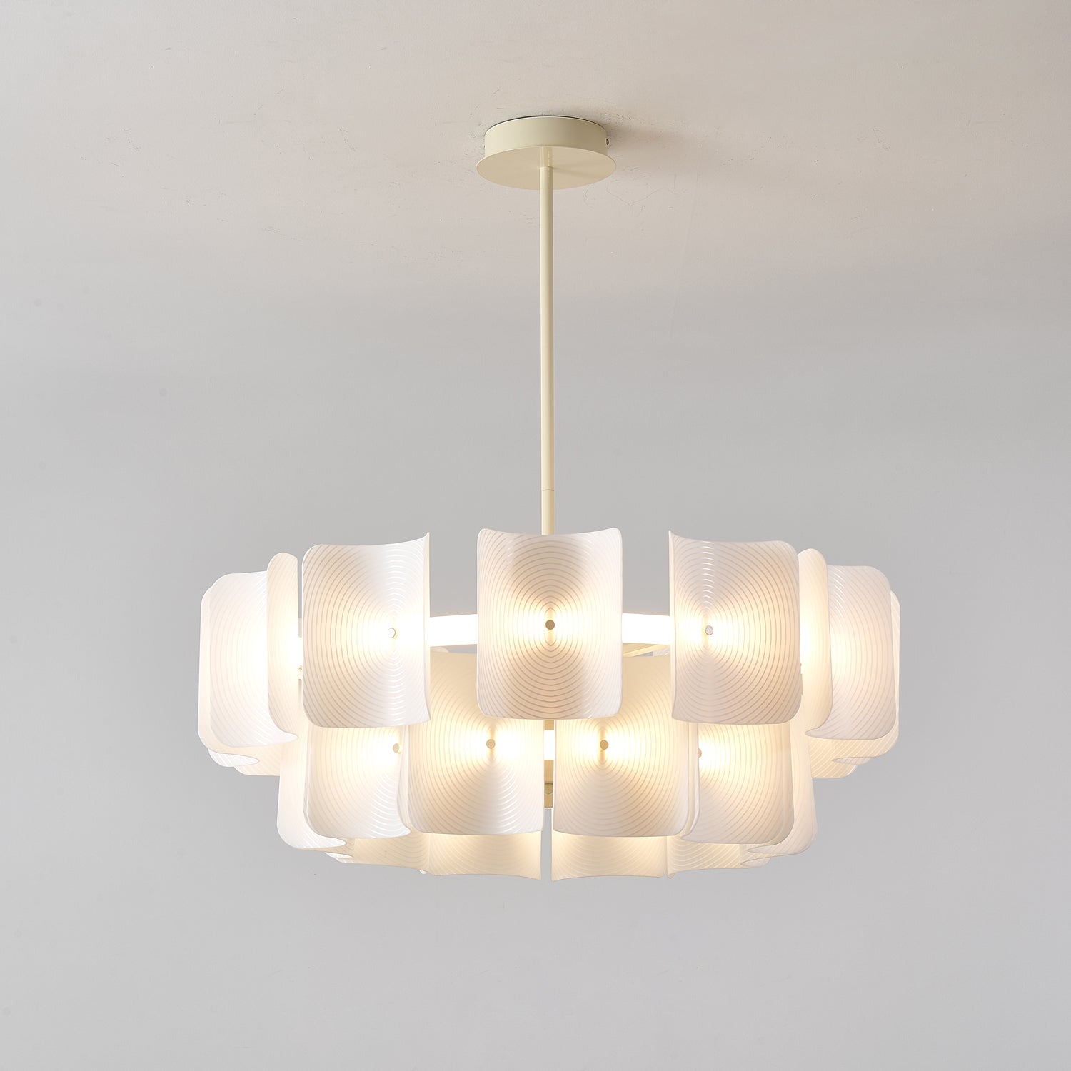 Chandelier detail image with finish, structure, and proportion visible