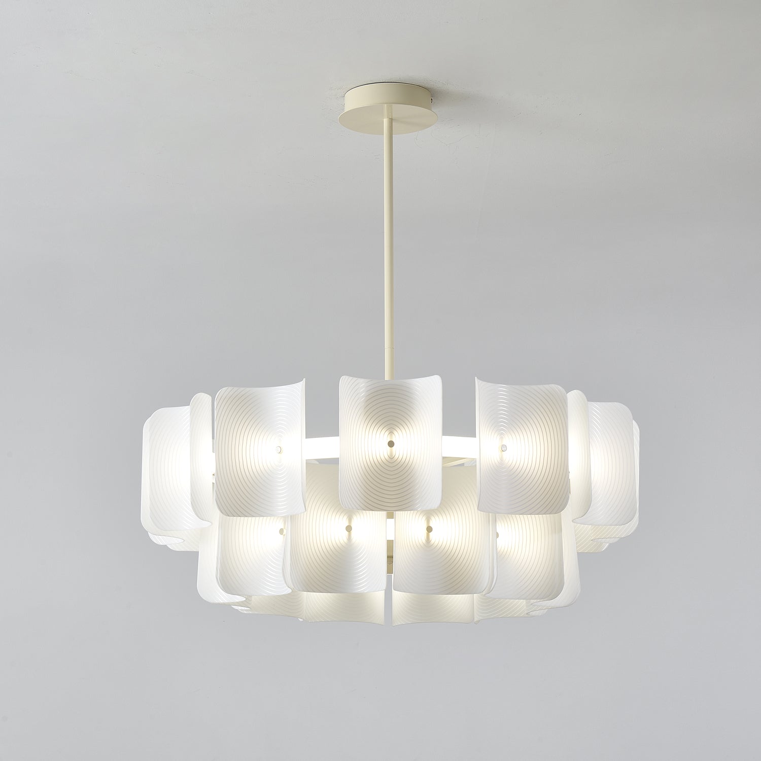 metal chandelier shown as a main product image for foyers