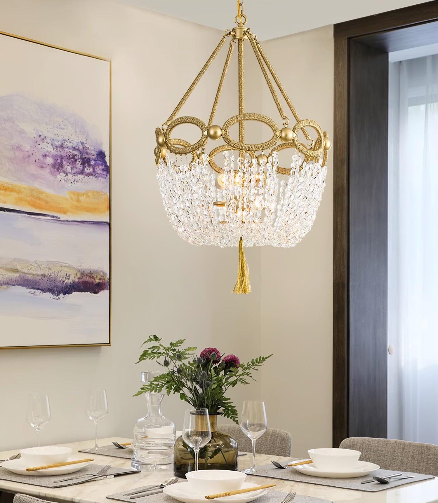 Fiona Beaded Chandelier 20.5
