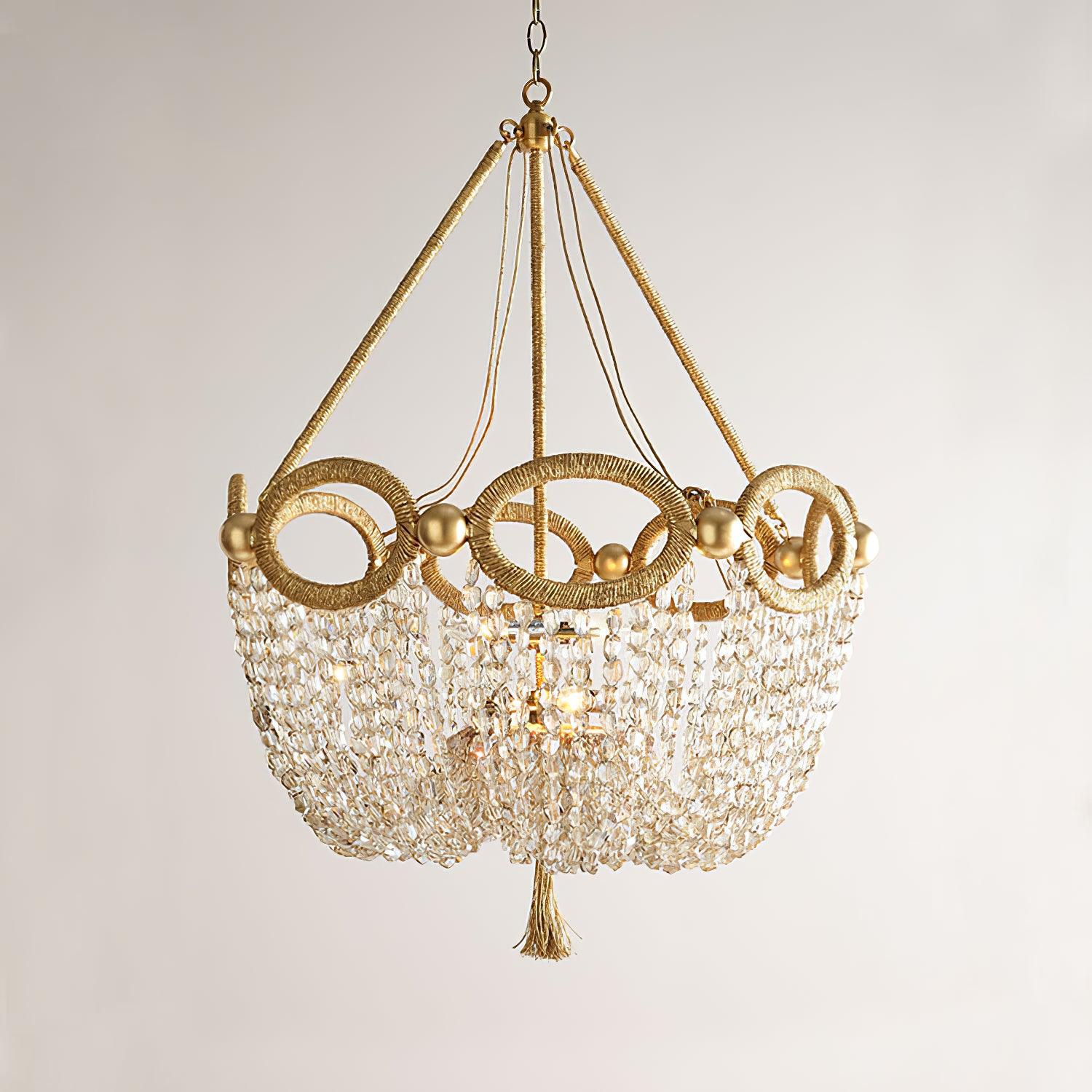 Fiona Beaded Chandelier 20.5