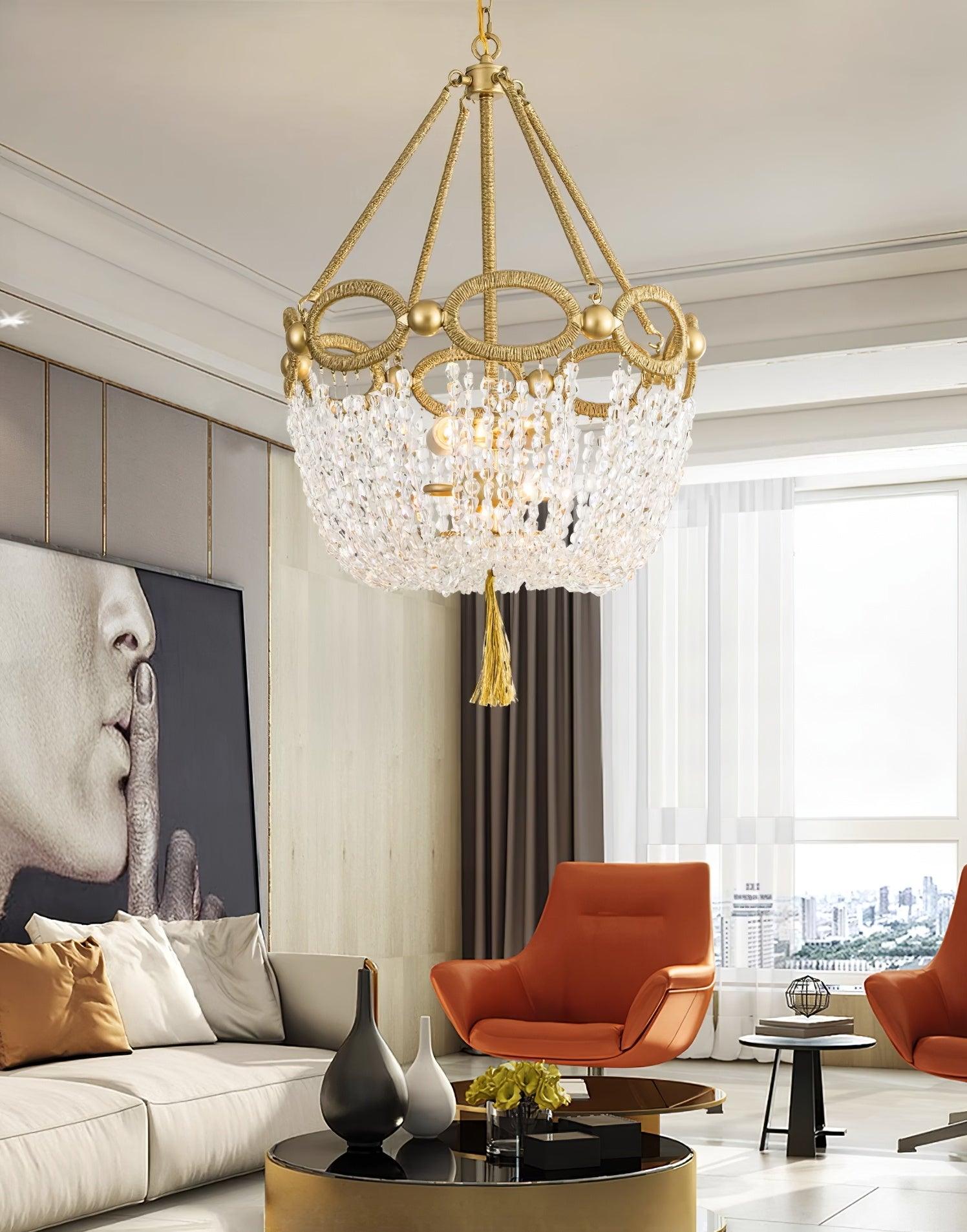 Fiona Beaded Chandelier 20.5