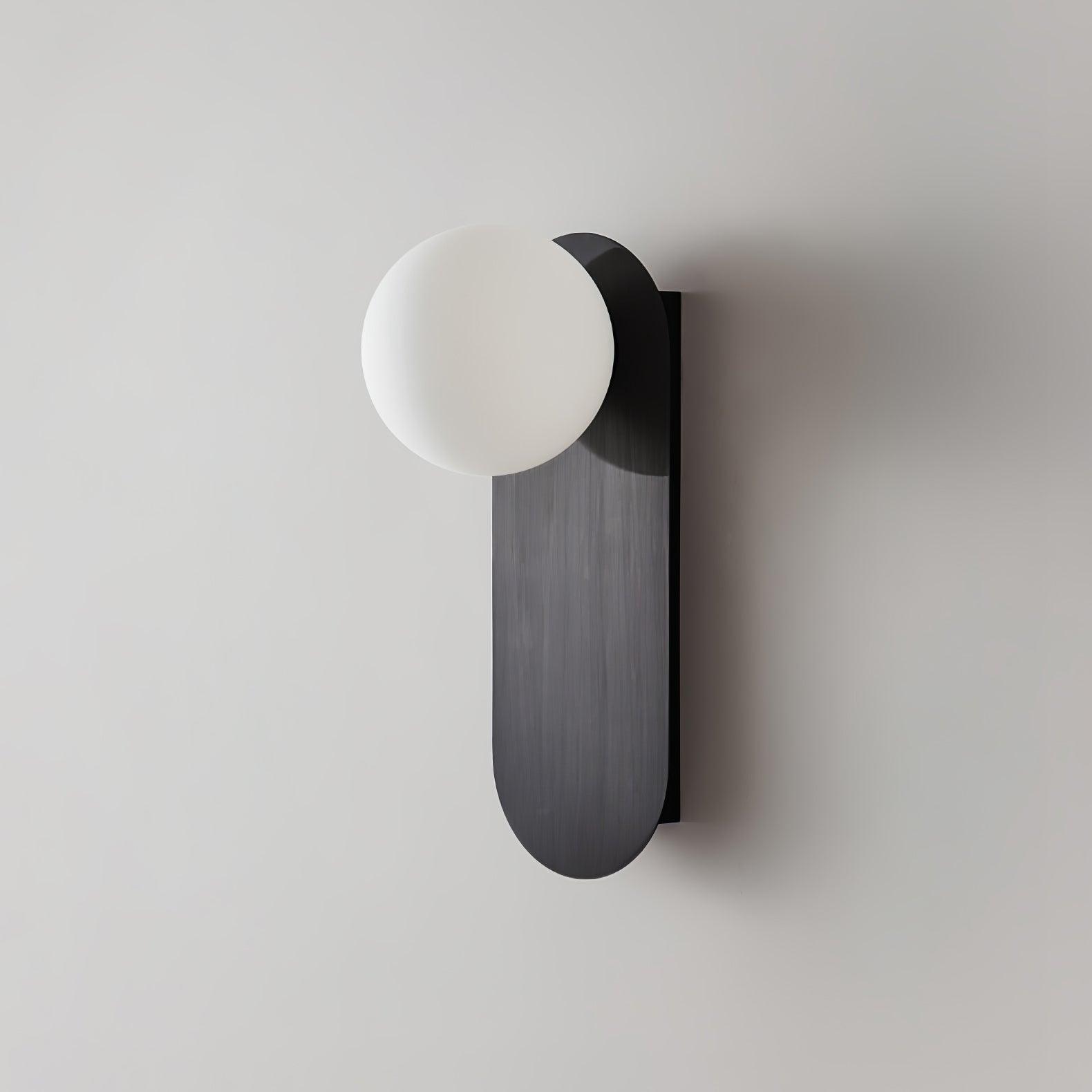Flat Base Globe Bracket Light Wall Light, Hardwired Wall Sconce, detail 17