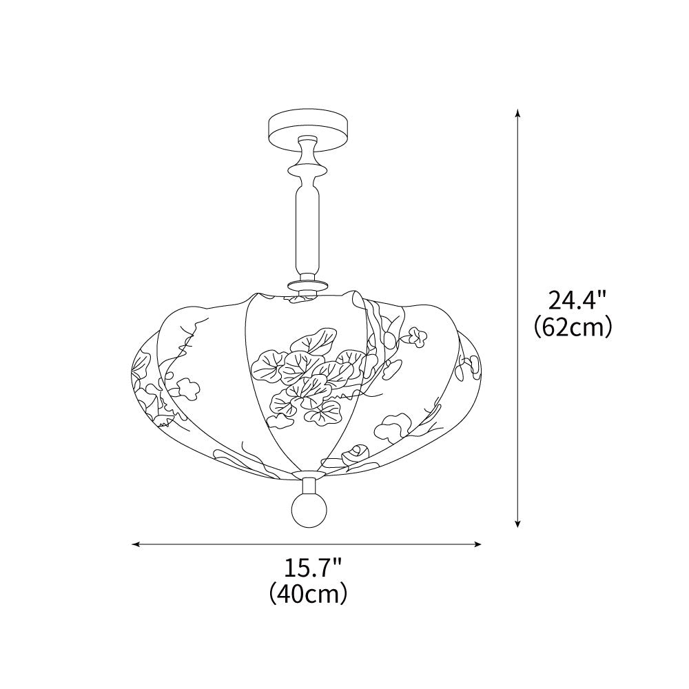 Floral Ceiling Lamp