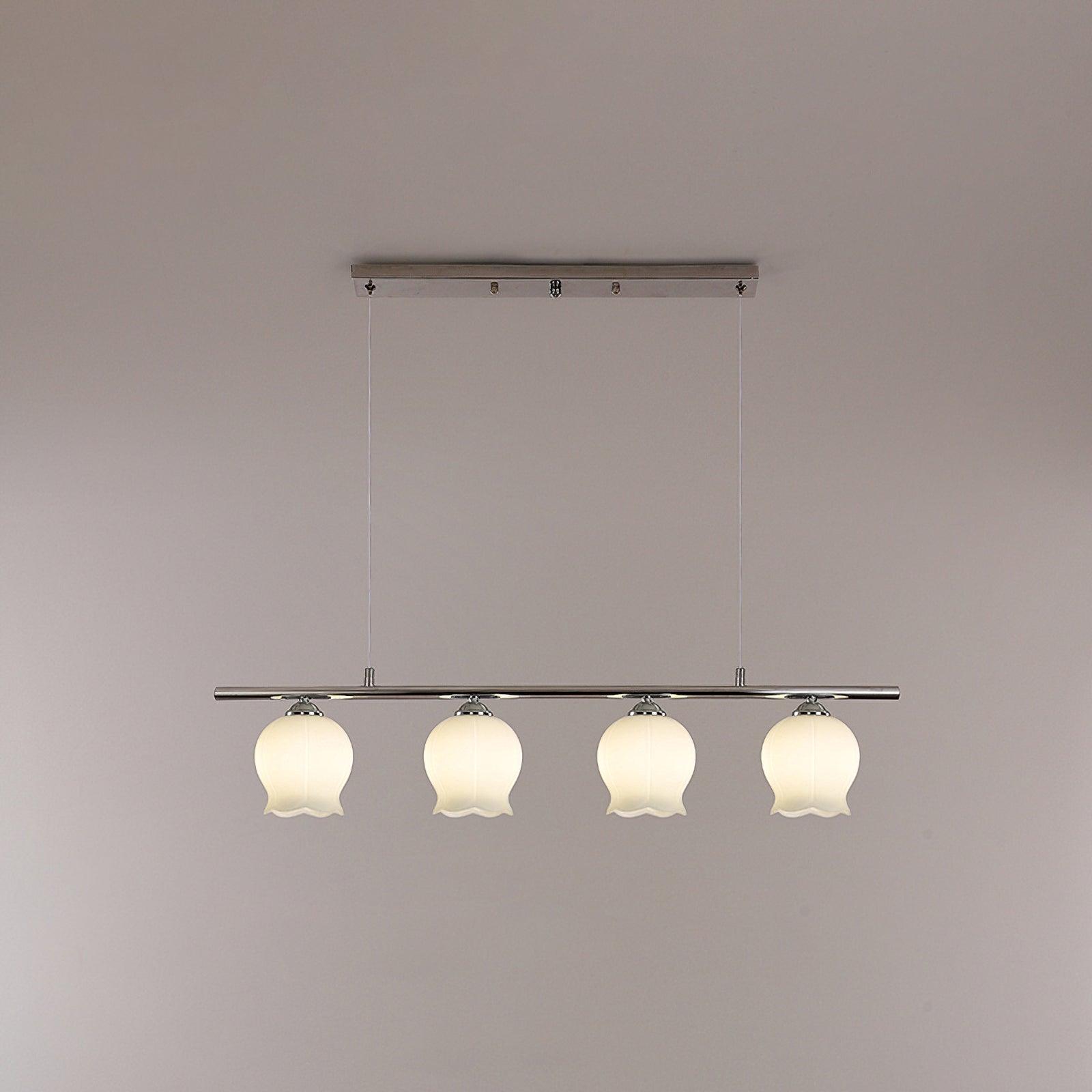 Floral Glass Modern Chandelier