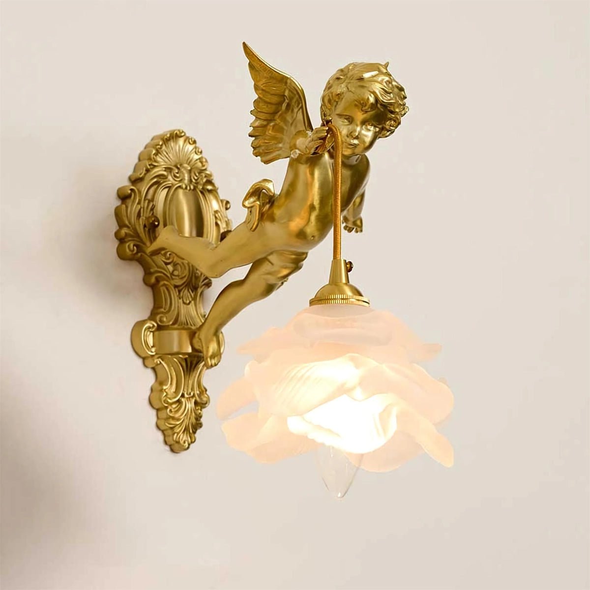 Flying Angel Sconce Wall Light, Hardwired Wall Sconce, detail 22