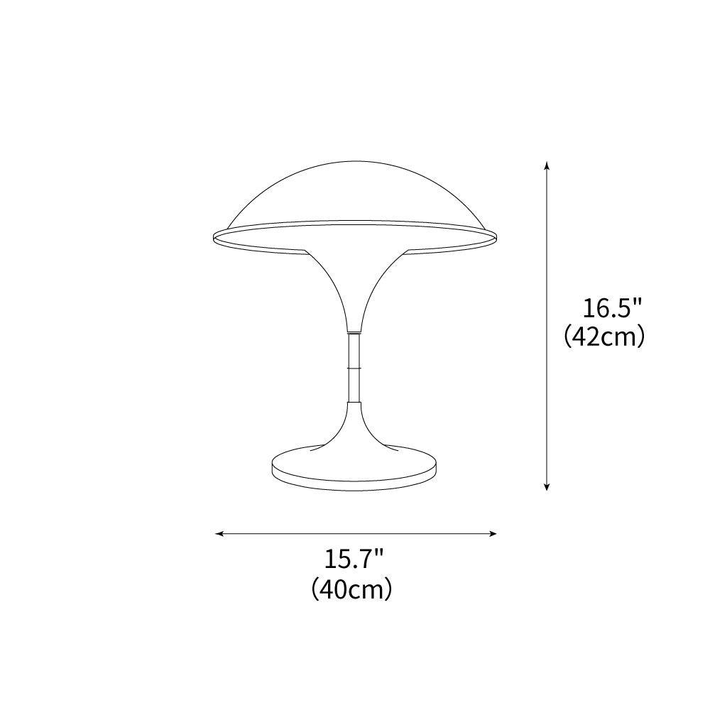 Foggy Saucer Table Lamp 15.7