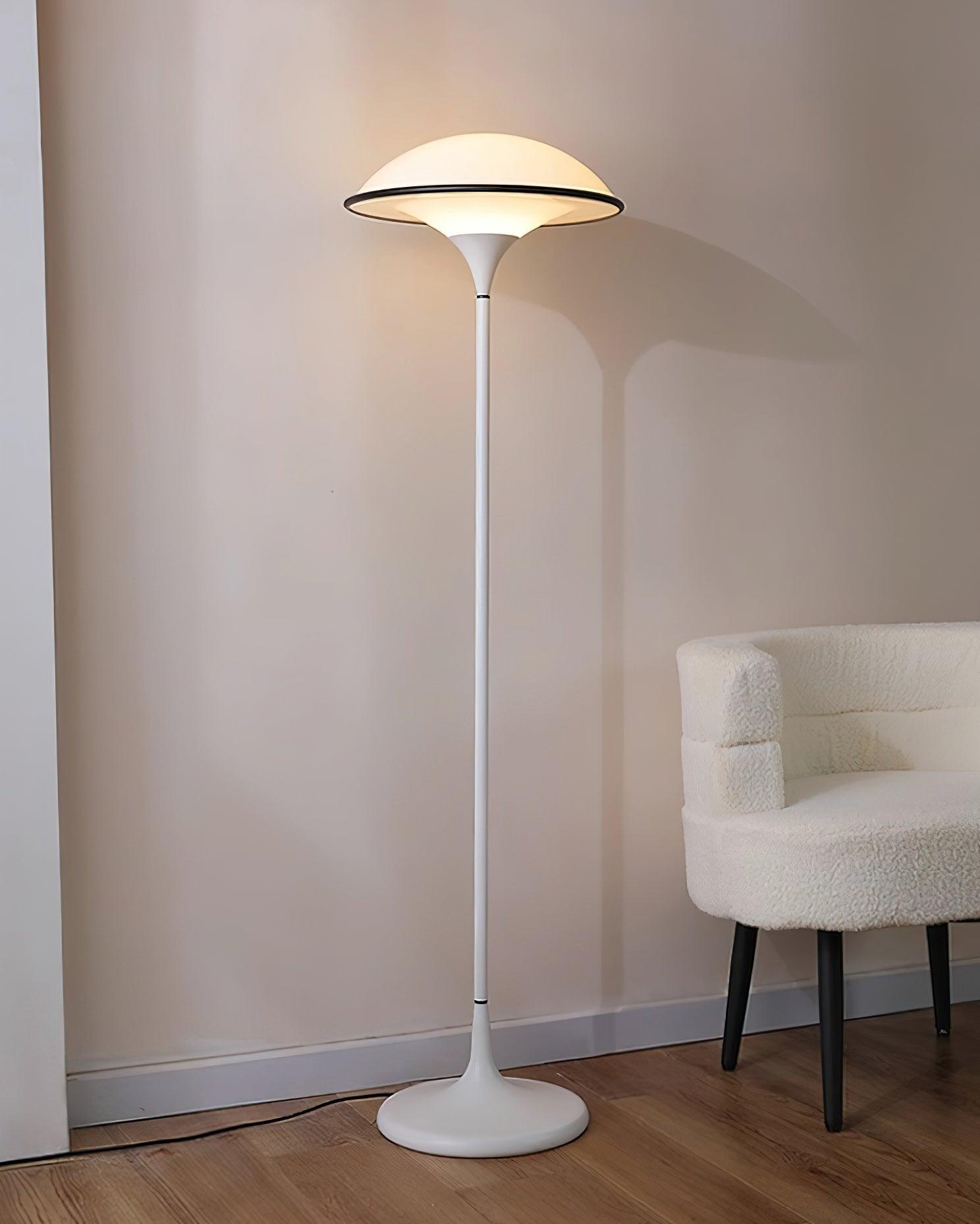 Foggy Saucer Floor Light 15.7", Floor Lamp, detail 11