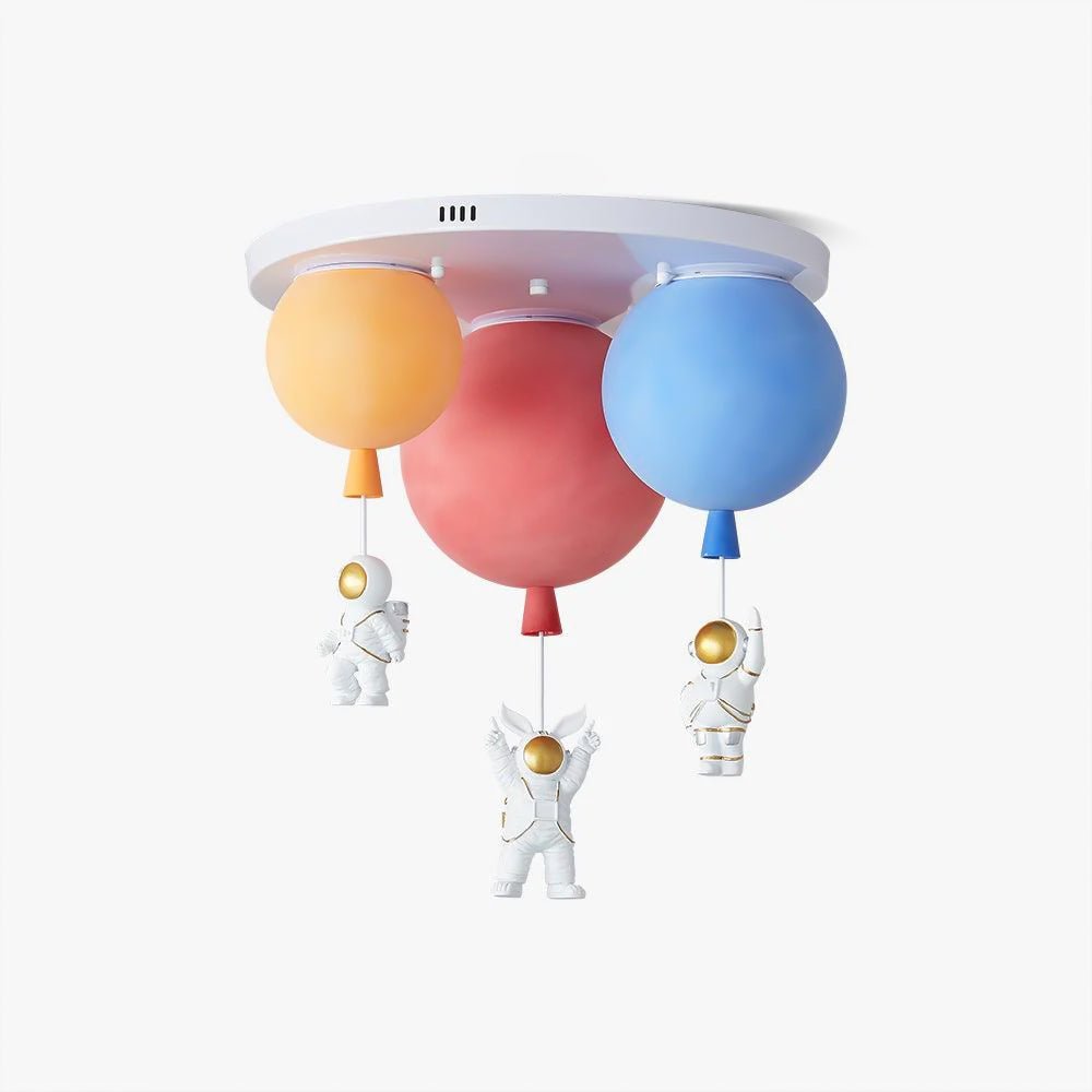Frosted Balloon Combination Overhead Lamp Ceiling Light