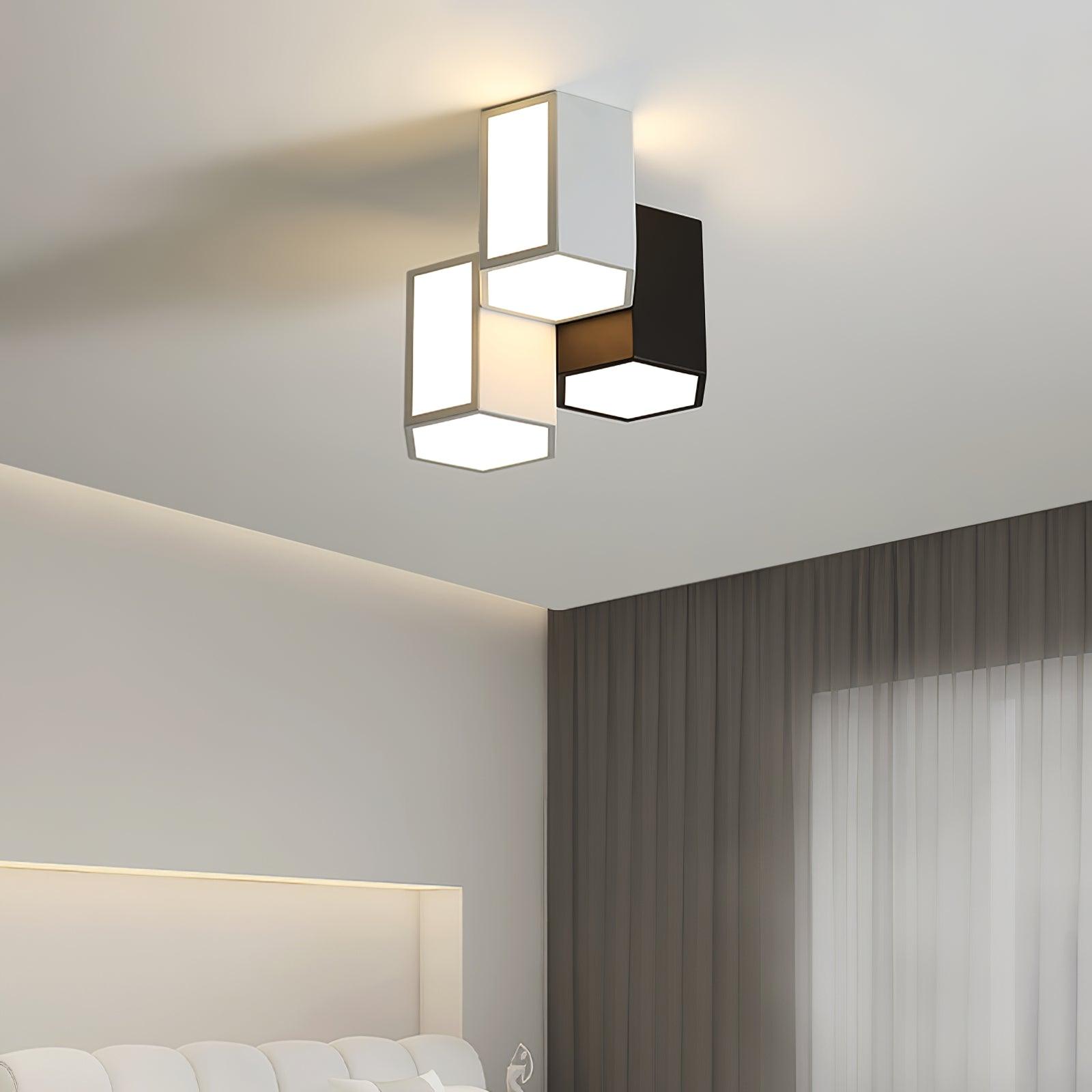 Geometric Collection Flush Mount Light Ceiling Light