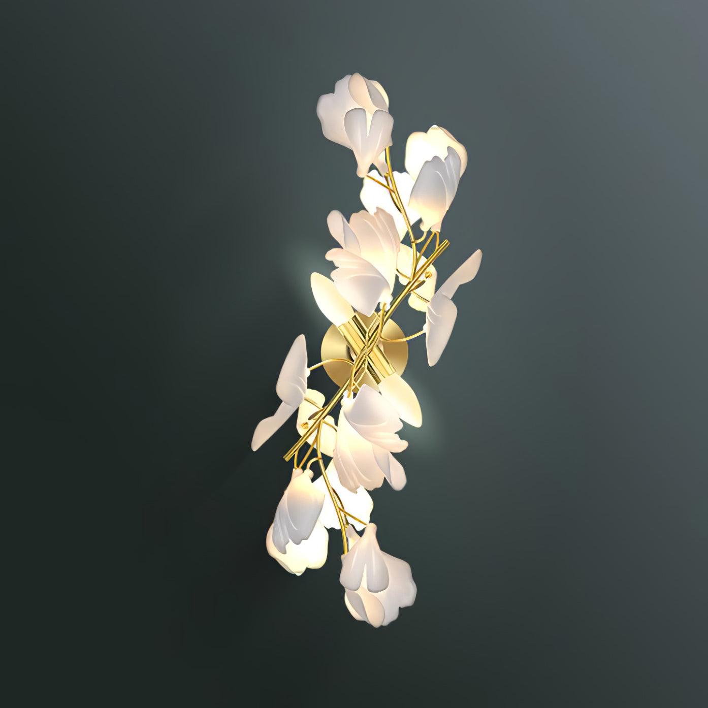 Gingko Flowers Wall Sconce