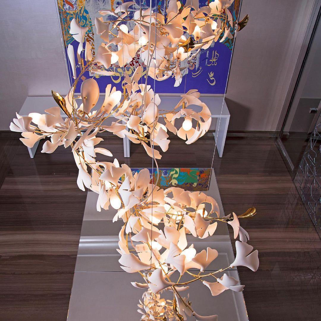 Gingko Candelabrum Chandelier E