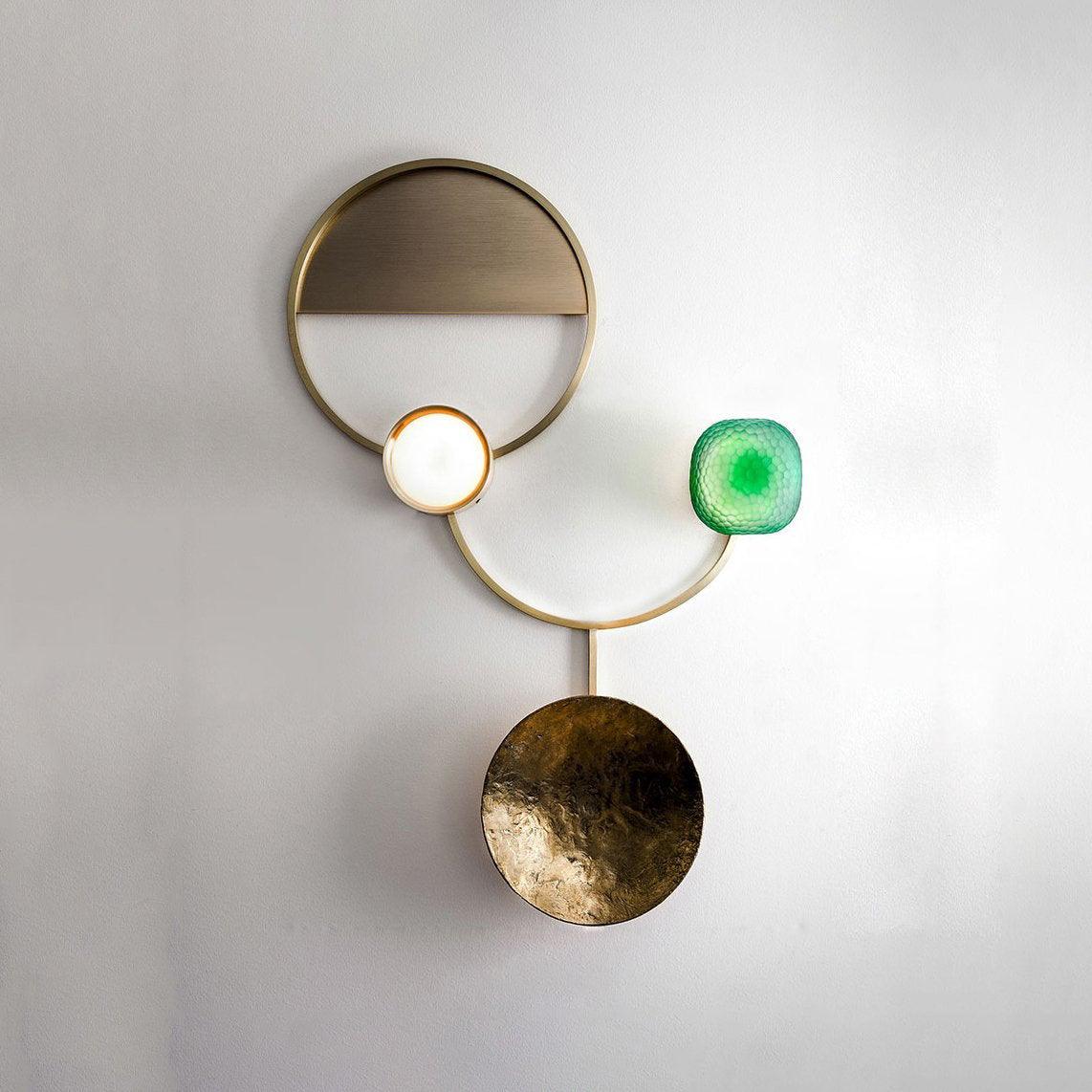 Gemstone Wall Light, Hardwired Wall Sconce, detail 24