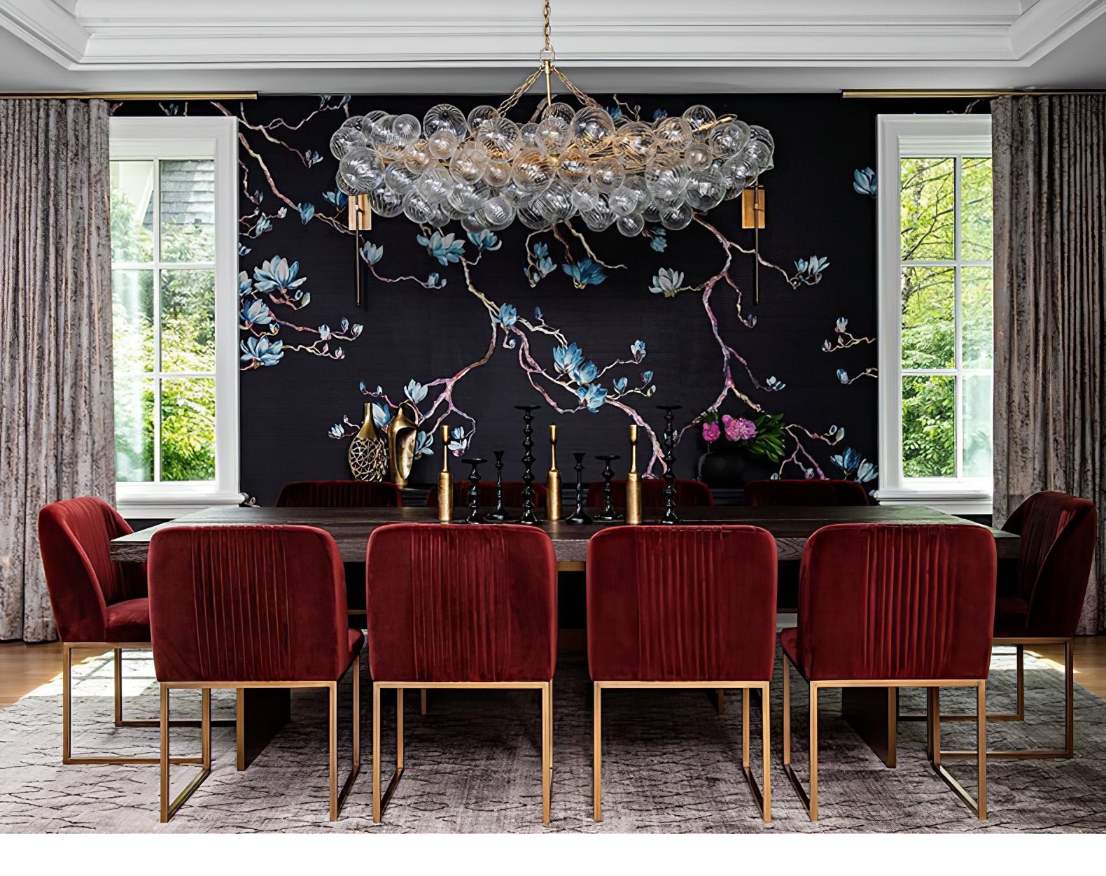 Glass Ball Bubbles Chandelier