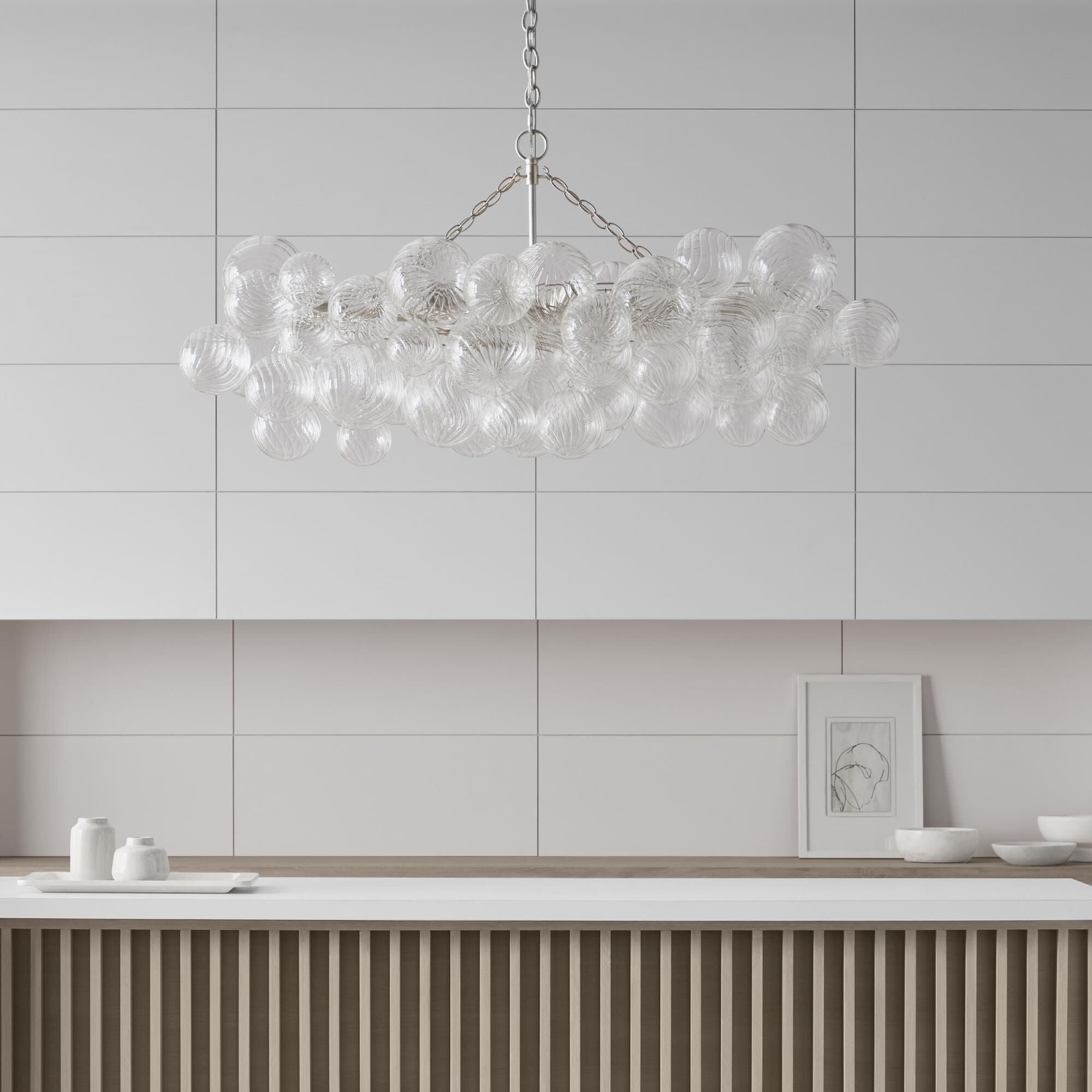 Glass Ball Bubbles Chandelier