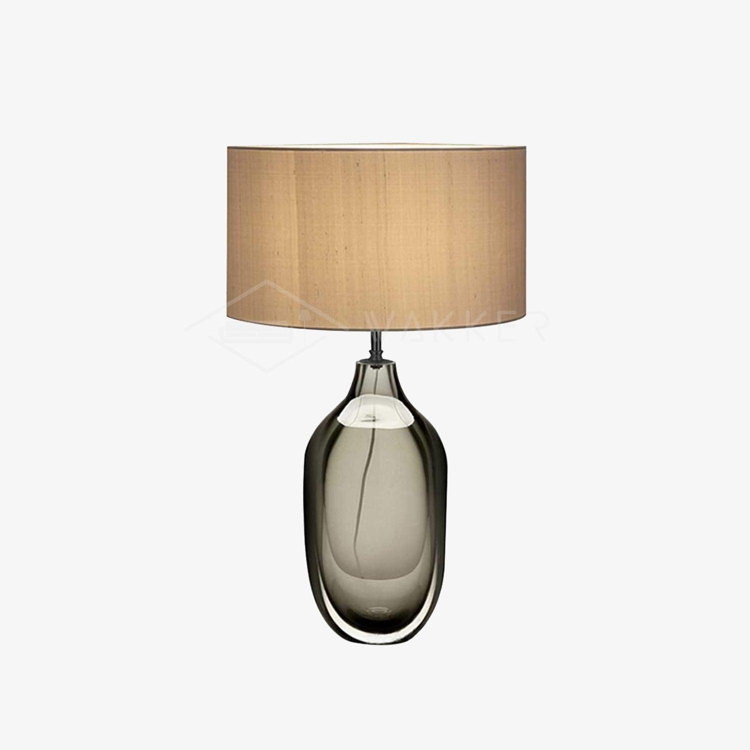 Glazed Crystal Reading Table Lamp