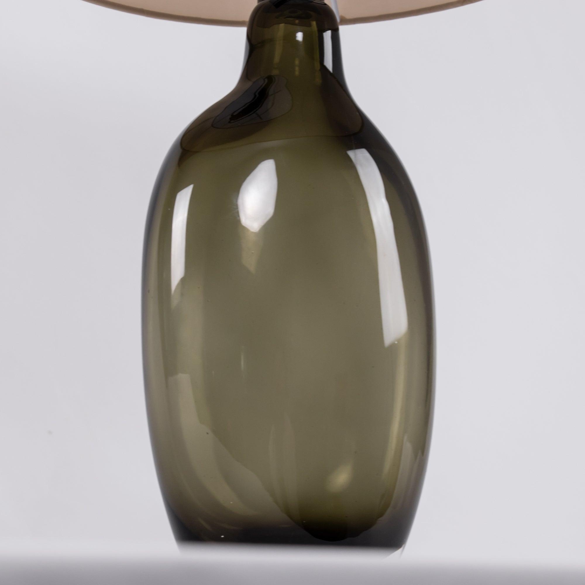 Glazed Crystal Reading Table Lamp
