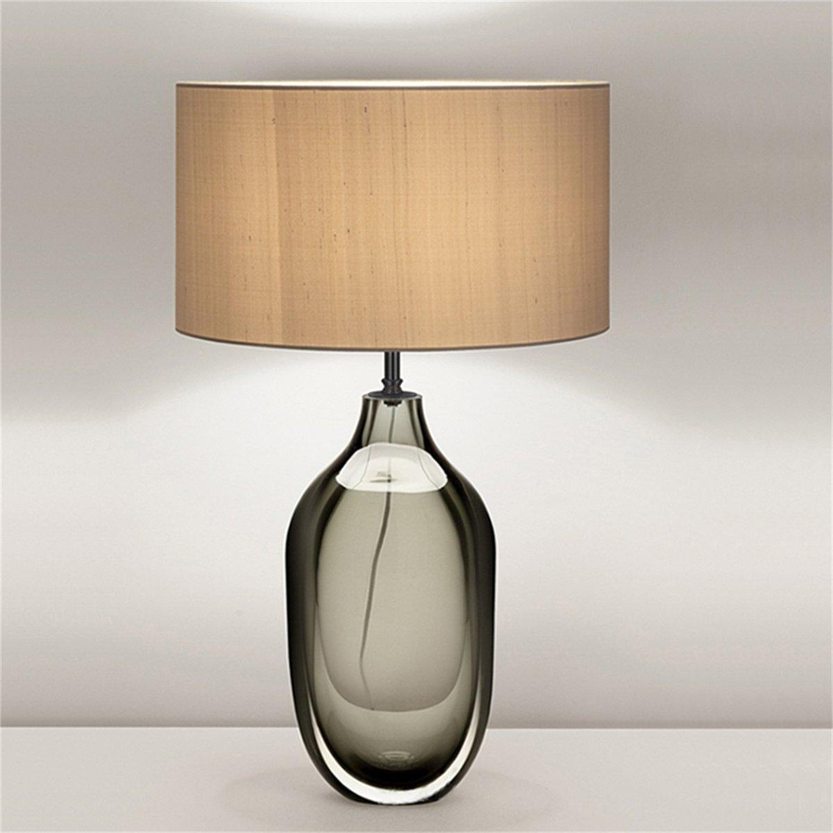 Glazed Crystal Reading Table Lamp