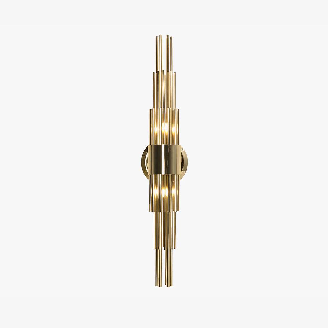 Gold Streamline Wall Sconce