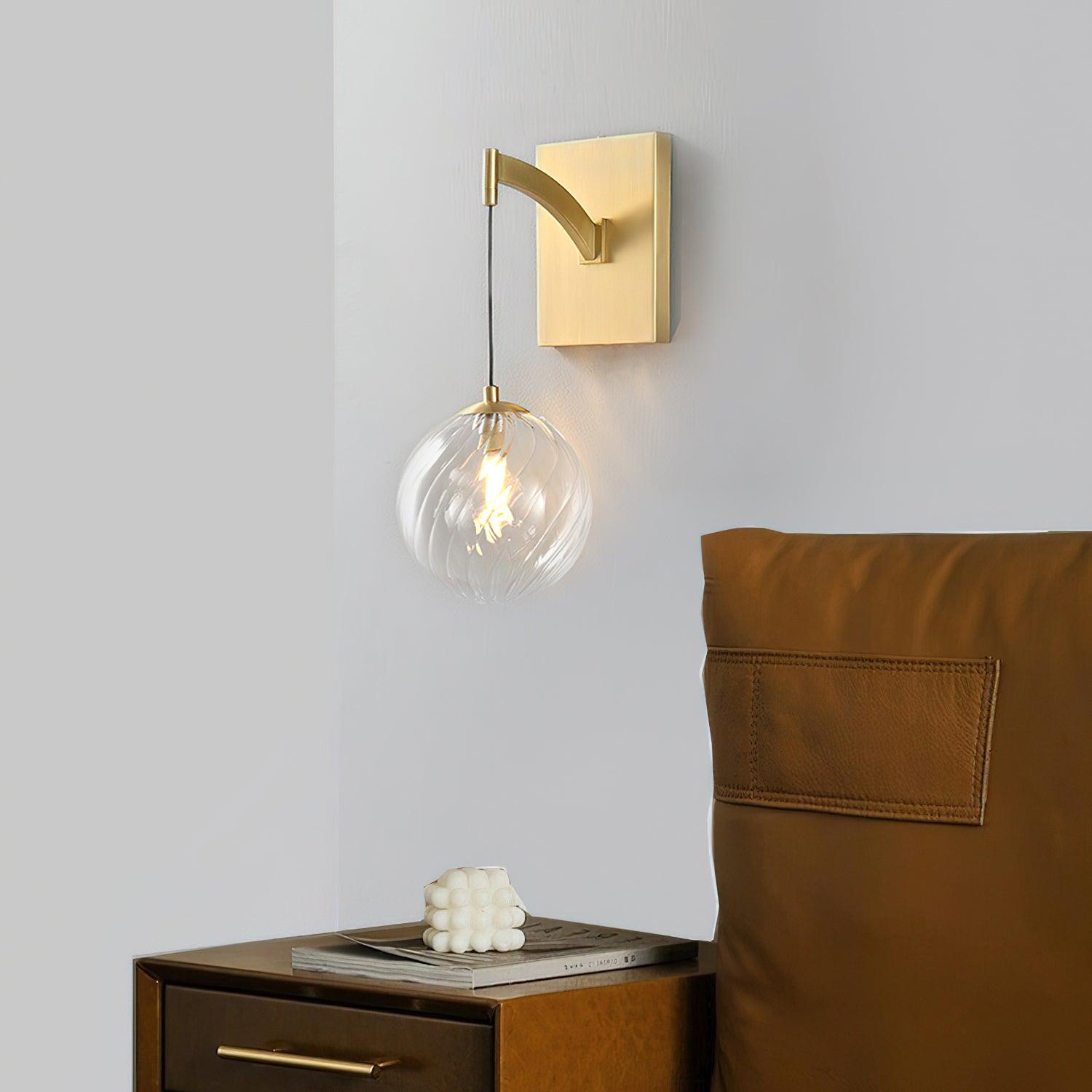 Golden Globe Wall Light 7.1