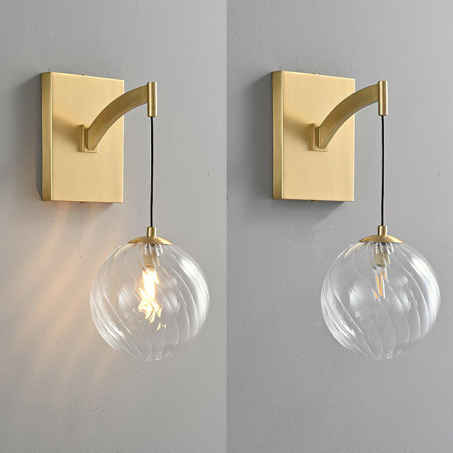 Golden Globe Wall Light 7.1