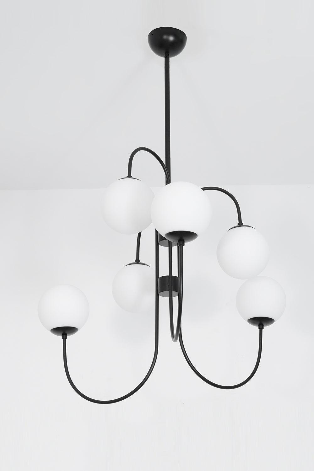 Gooseneck Chandelier 30