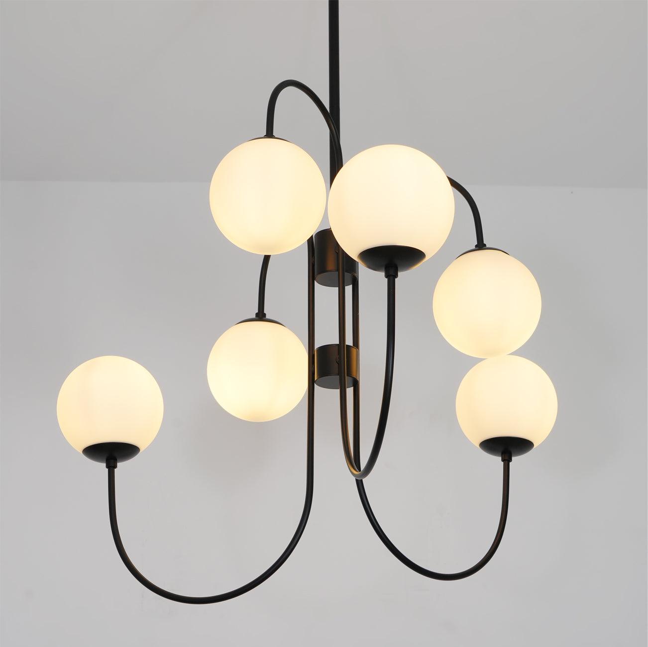 Gooseneck Chandelier 30