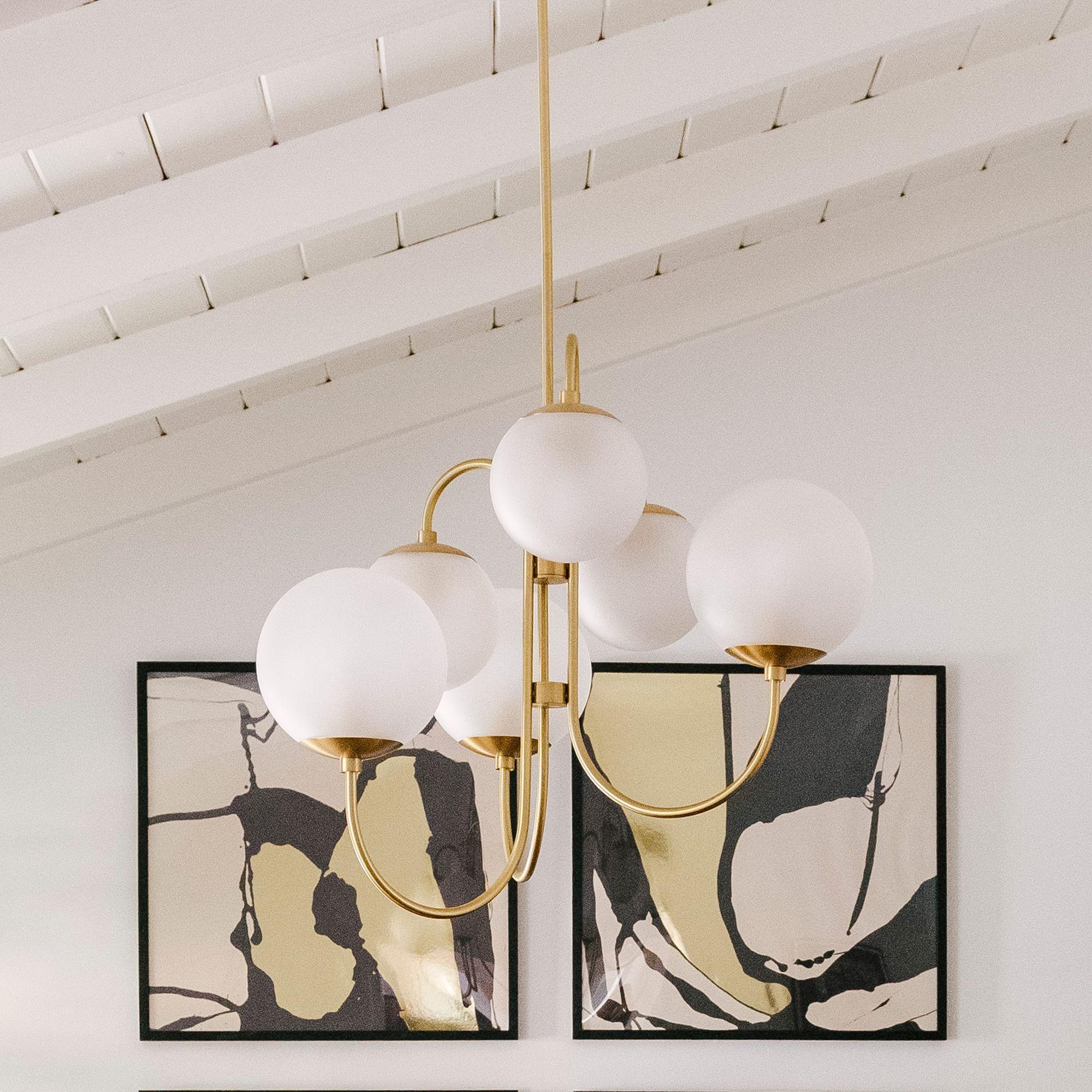 Gooseneck Chandelier 30
