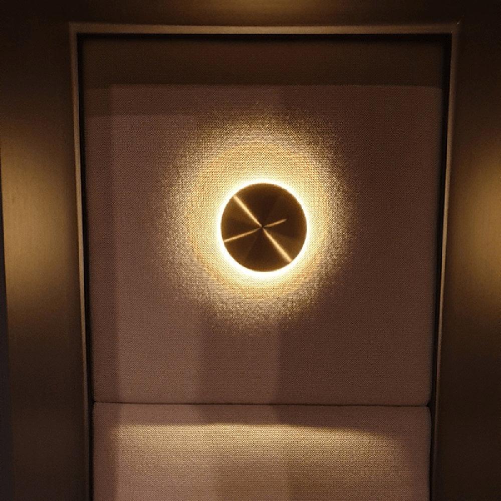 Gossa Wall Light - Dia 28cm Brass, Hardwired Wall Sconce, detail 6