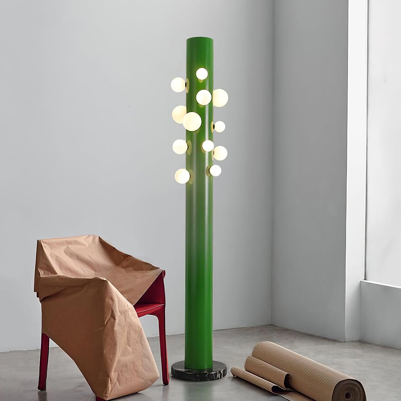 Green Apes Free-standing Floor Lamp detail view 2