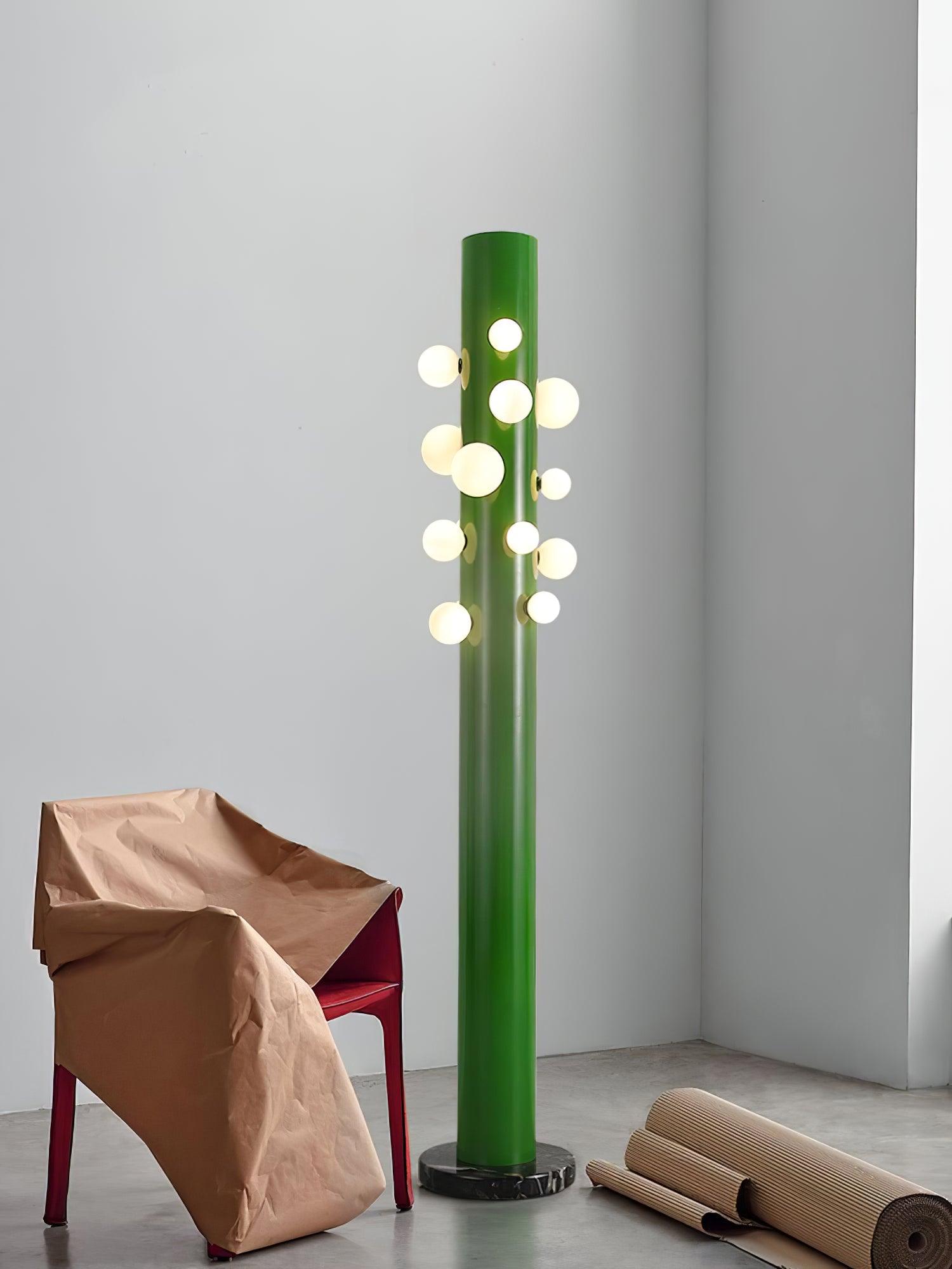 Green Apes Free-standing Floor Lamp detail view 9