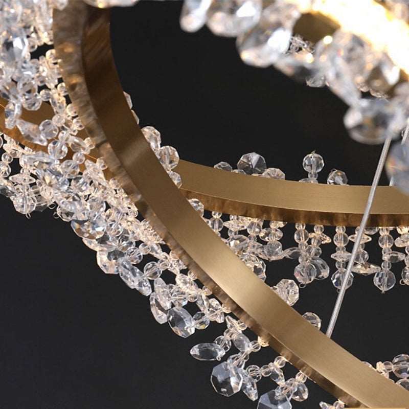Capri 3-Ring Modern Light Fixture
