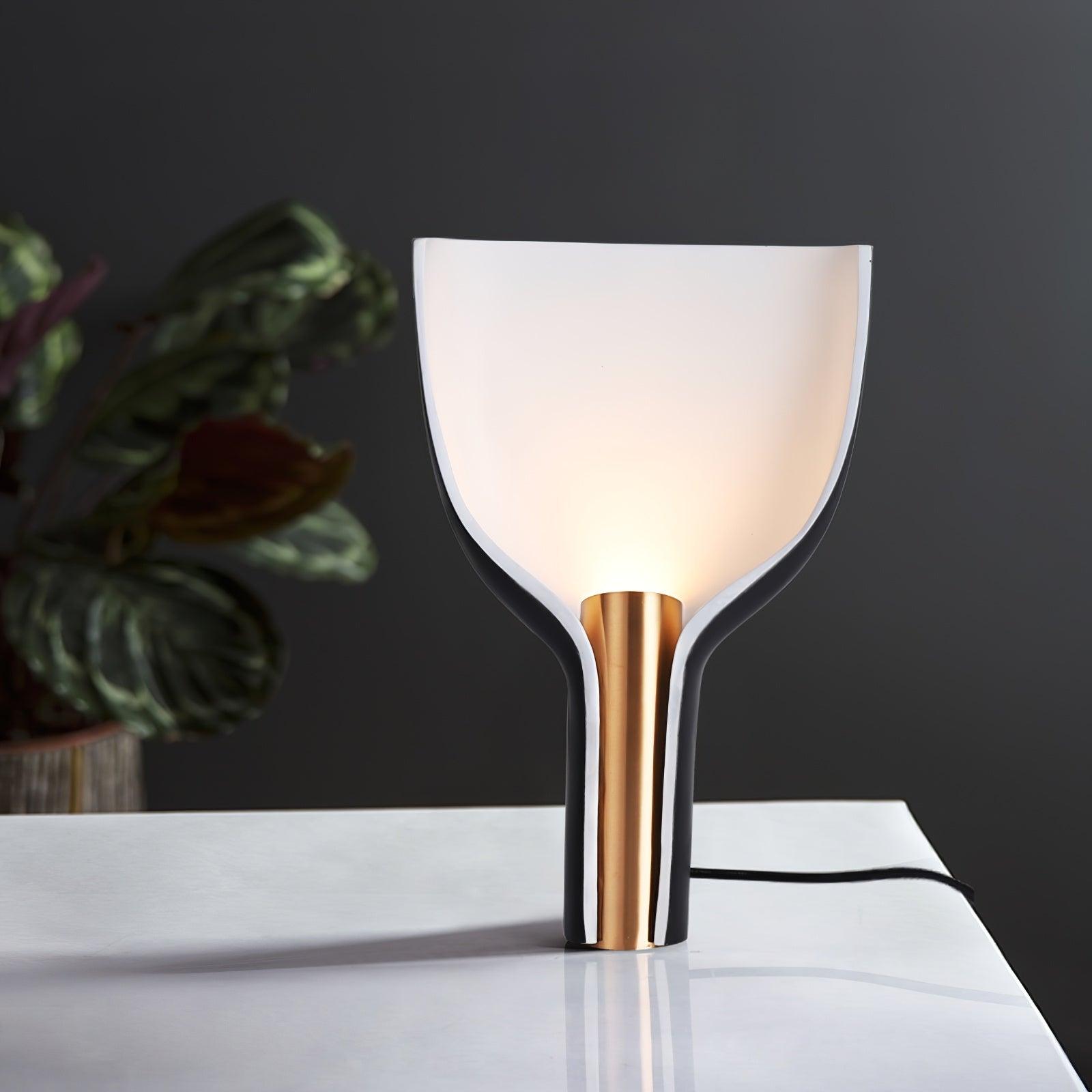 Half-Funnel Table Lamp