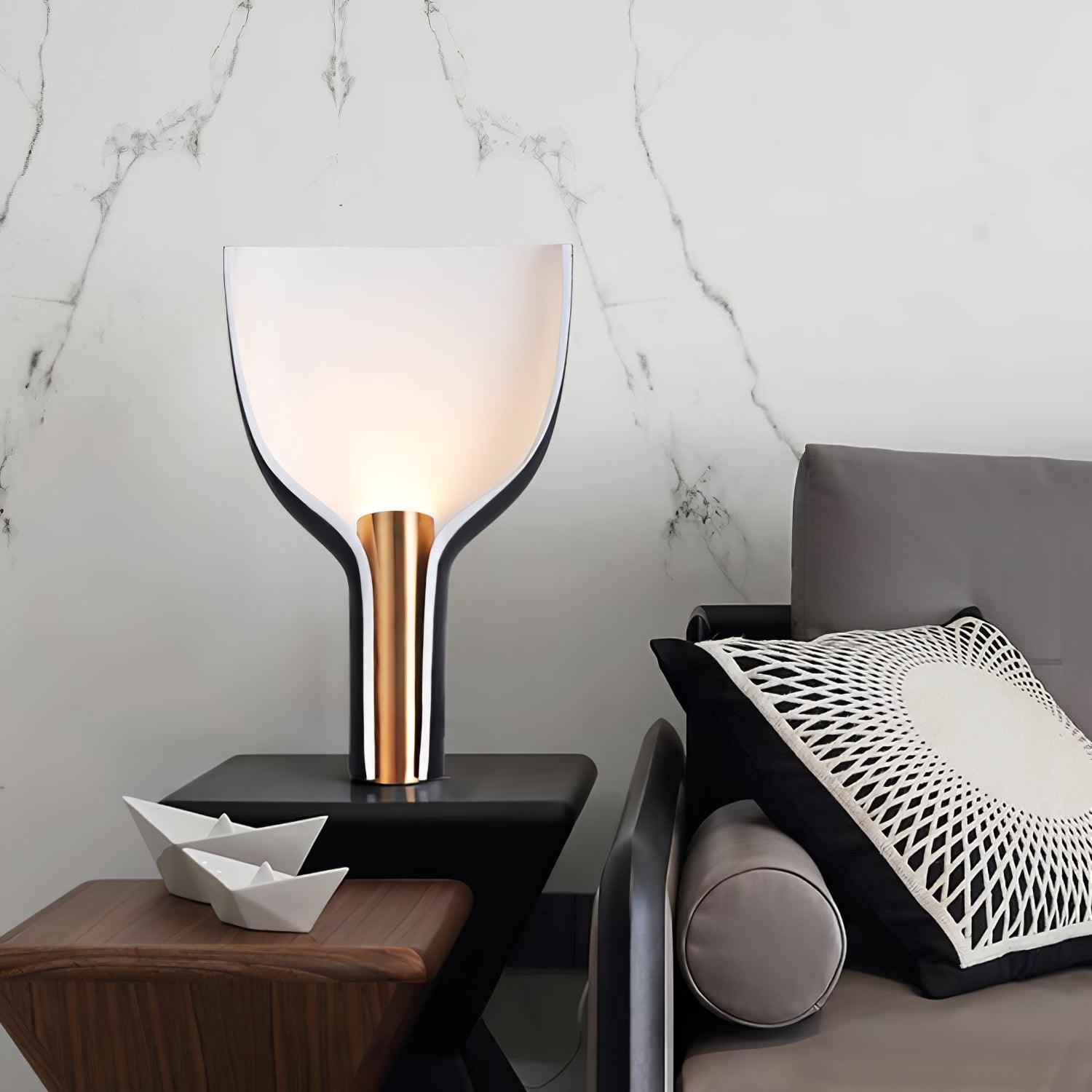 Half-Funnel Table Lamp