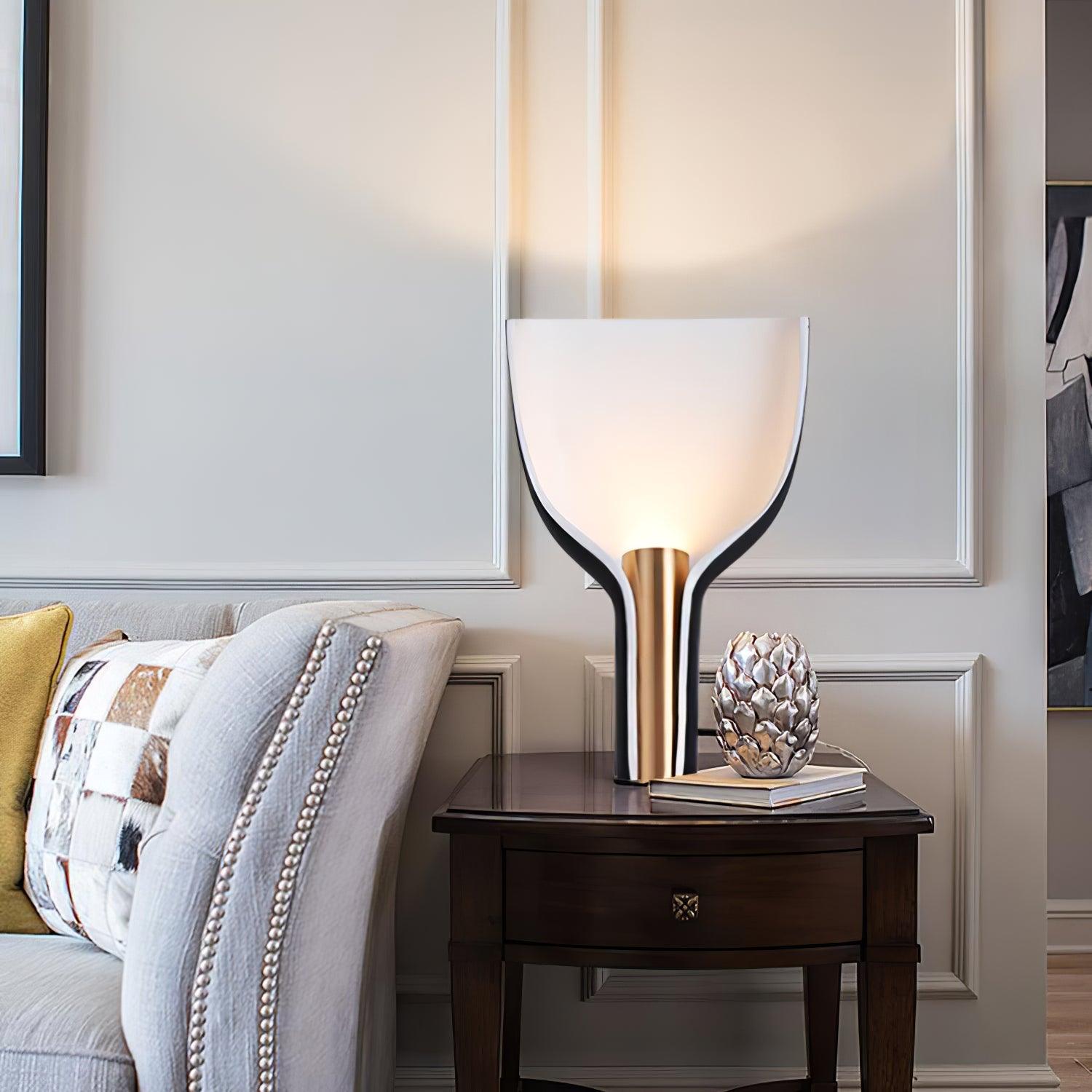 Half-Funnel Table Lamp