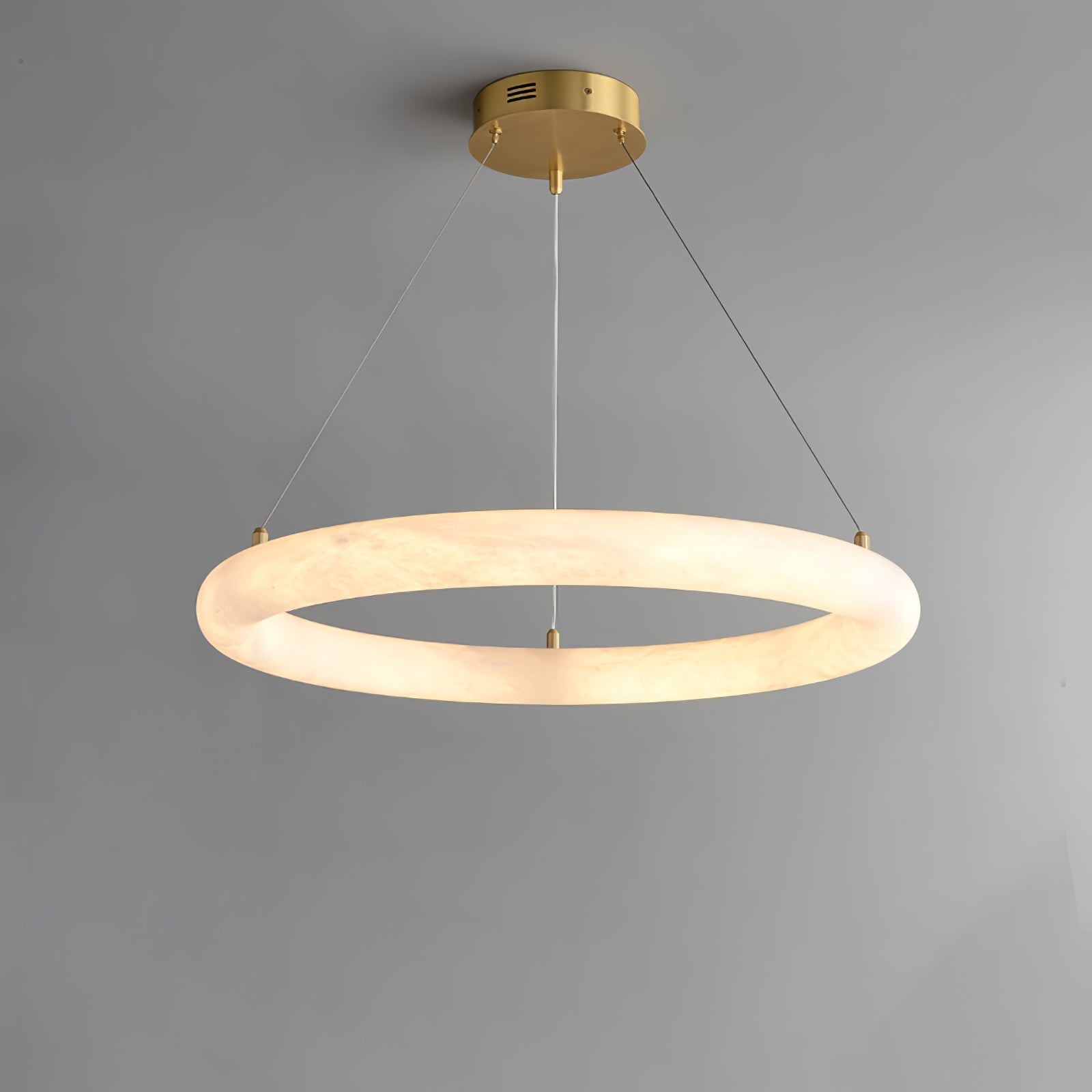 Halo Di Pietra Alabaster Chandelier